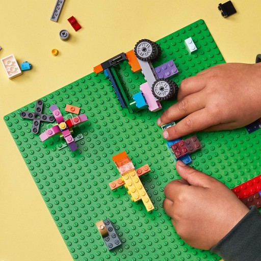 Зеленая опорная плита LEGO Classic 11023