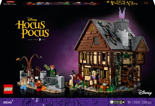 LEGO IDEAS Disney Фокус-Покус: Хижина сестер 21341