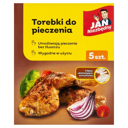 JAN NIEZBĘDNY TOREBKI DO PIECZENIA MIĘSA 25X38 X25
