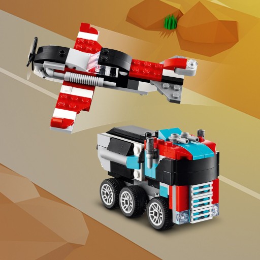 LEGO CREATOR 31146 ГРУЗОВИК И ВЕРТОЛЕТ НА ПЛАТФОРМЕ