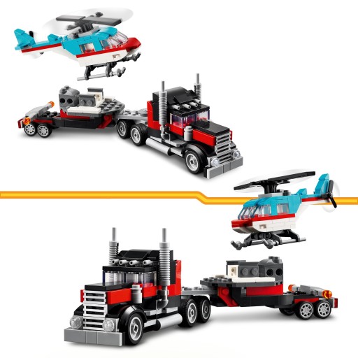 LEGO Creator Бортовой грузовик и вертолет 31146 + БЕСПЛАТНЫЙ КАТАЛОГ