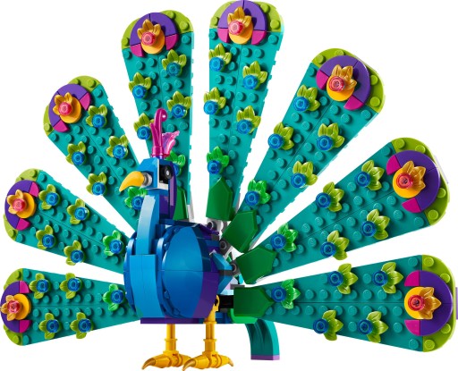 LEGO 31157 Egzotyczny paw Creator 3 w 1 motyl ważka