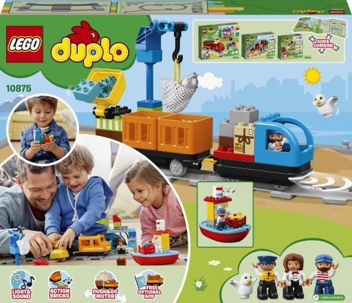 DUPLO блоки 10875 Грузовой поезд