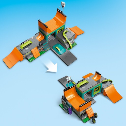 LEGO CITY 60364 БЛОКИ УЛИЧНОГО СКЕЙТПАРКА