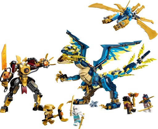 LEGO NINJAGO Дракон против Механической Императрицы 71796