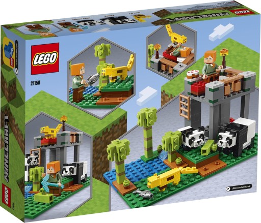 LEGO MINECRAFT 21158 PANDA PANDA блоки для подарка для ребенка + сумка