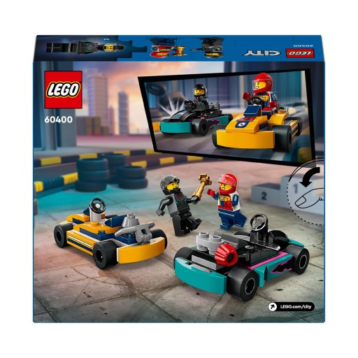 LEGO CITY 60400 КАРТЫ И ГОНОЧНИКИ