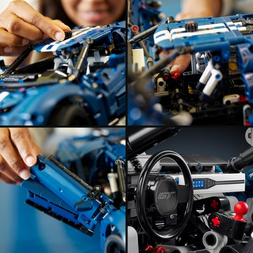 Блоки Technic 42154 Ford GT, версия 2022 г.