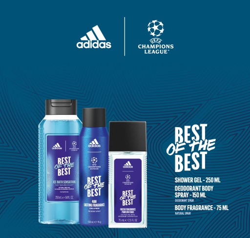 Комплект из трех предметов Adidas УЕФА Best of the best