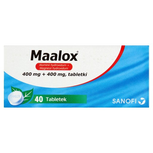 Санофи Маалокс 40 таблеток.