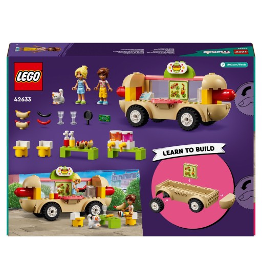 LEGO FRIENDS ГРУЗОВИК С ХОТ-ДОГАМИ 42633 БЛОКИ 4+