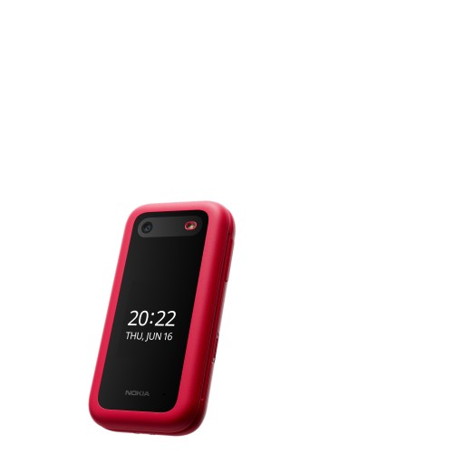 Телефон Nokia 2660 DS красный + настольное зарядное устройство