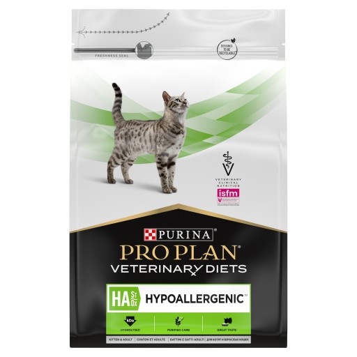 PRO PLAN Veterinary HA St/Ox Гипоаллергенный сухой корм для кошек 3,5 кг