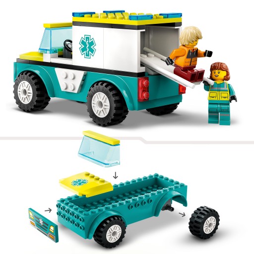 LEGO CITY 60403 АВАРИЯ И СНОУБОРДИСТ