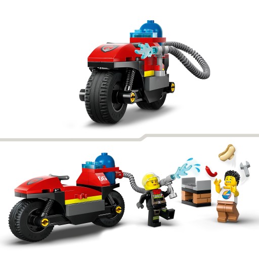 LEGO CITY 60410 Кубики пожарно-спасательного мотоцикла