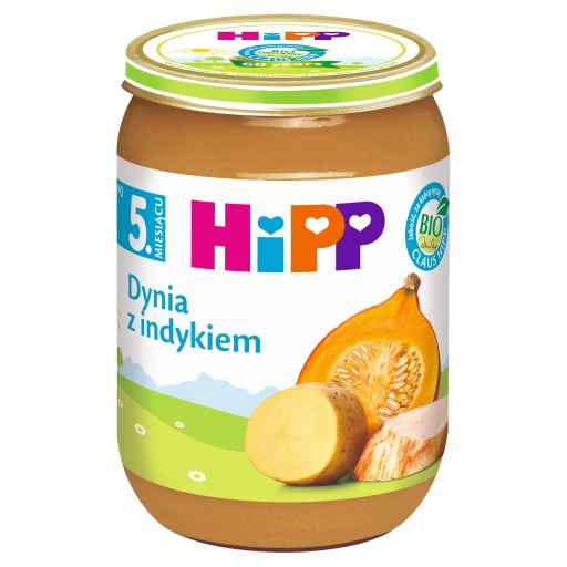 HiPP BIO Тыква с индейкой после 5-го месяца 190 г