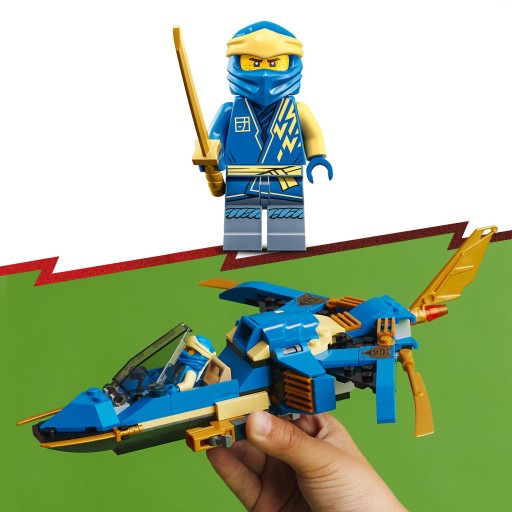 LEGO Ninjago 71784 Сверхзвуковой реактивный самолет Джея Пусковые установки для кирпичей EVO 6+