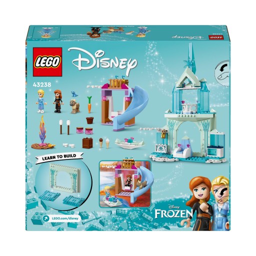 Lego Disney Lodowy zamek Elzy 43238 Klocki Zestaw i Ebook 4w1