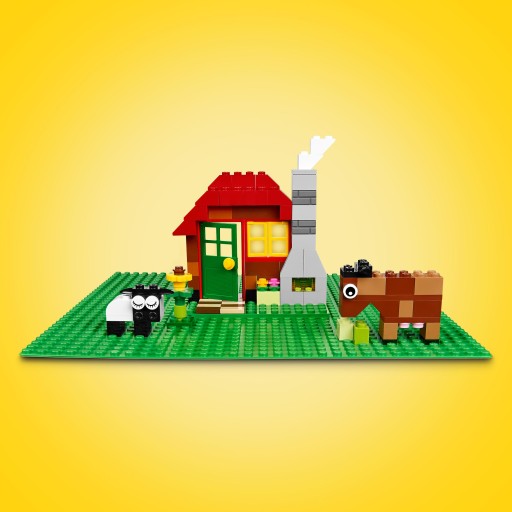 Зеленая опорная плита LEGO Classic 11023