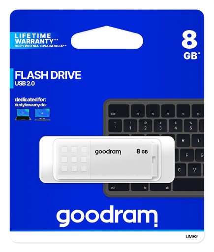 Флэш-накопитель GoodRam UME2 UME2-0080W0R11 8 ГБ USB 2.0