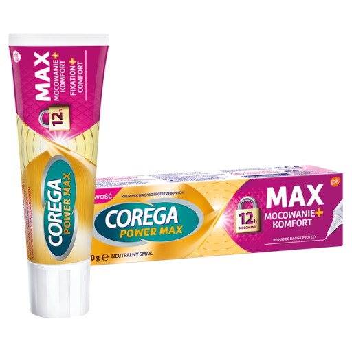 Corega Power Max 40 г клейкий крем для зубных протезов