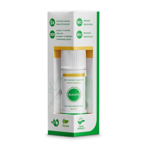 ECOCERA Suchy szampon do włosów przetłuszczających się 15g