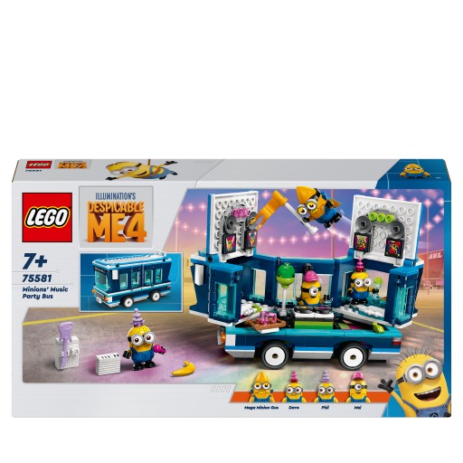 LEGO Minions 75581 - Imprezowy autobus minionków