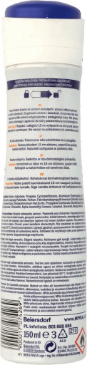 NIVEA BLACK & WHITE INVISIBLE ULTIMATE IMPACT ANTYPERSPIRANT SPRAY 150 ML