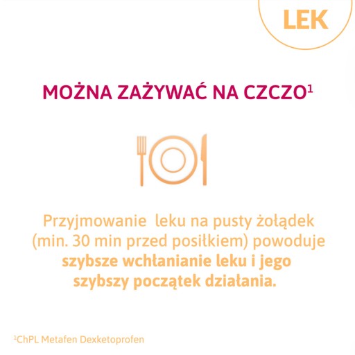 Метафен Декскетопрофен Обезболивающее 20 таб.