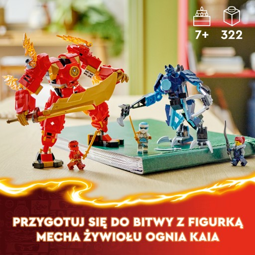 LEGO NINJAGO 71808 Механический элемент огня Кая
