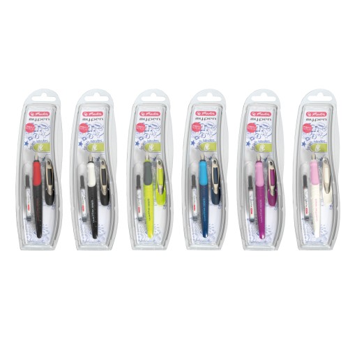 Перьевая ручка Mypen Herlitz для правшей, микс цветов