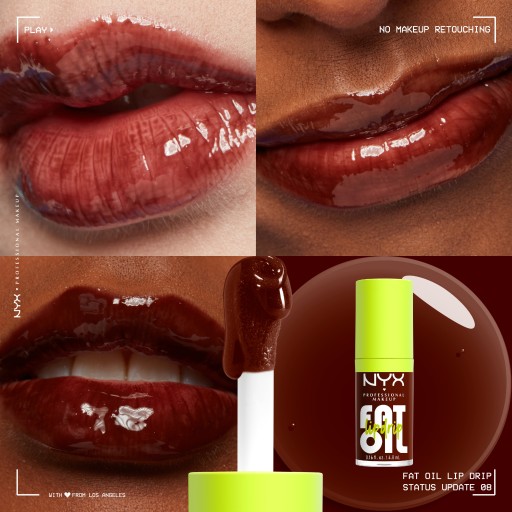 NYX PROFESSIONAL FAT OIL GLOSS LIQUIDE GLOSS 08 ОБНОВЛЕНИЕ СТАТУСА 4,8 мл