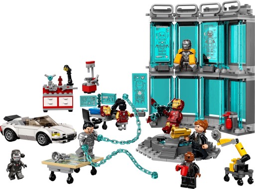 LEGO Super Heroes 76216 Zbrojownia Iron Mana