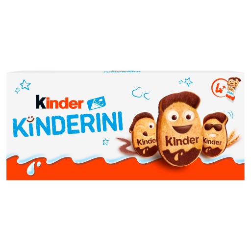 Kinder Kinderini, 4 шт. Детские печенья Какао-печенье для подарков