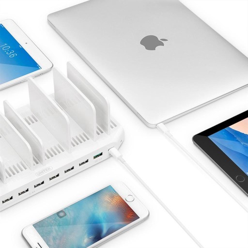 Зарядная станция 10 x USB 160 Вт, QC3.0, USB-C, Y