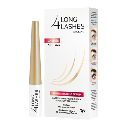 LONG4LASHES Антивозрастная укрепляющая сыворотка ресницы и брови