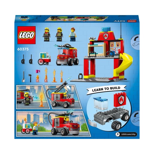 LEGO City 60375 Пожарная машина Автомобиль Пожарная станция