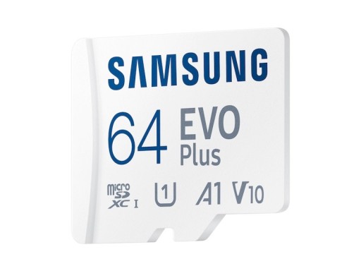 SAMSUNG EVO+ 64 ГБ micro SDXC UHS U3 V10 A1 130 МБ