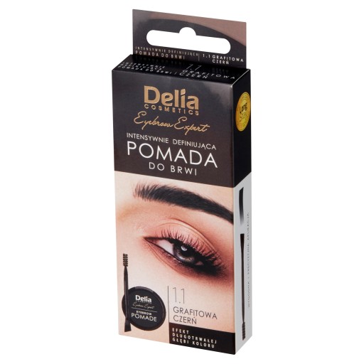 DELIA EYEBROW EXPERT Помада для бровей - ГРАФИТ