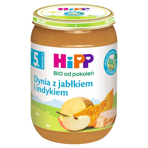 HiPP BIO Тыква с индейкой после 5-го месяца 190 г