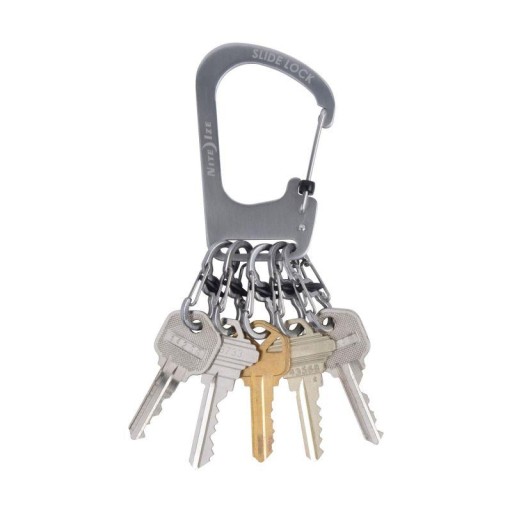 Стальной брелок для ключей Nite Ize SlideLock KCK-11-R3