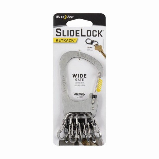 Стальной брелок для ключей Nite Ize SlideLock KCK-11-R3