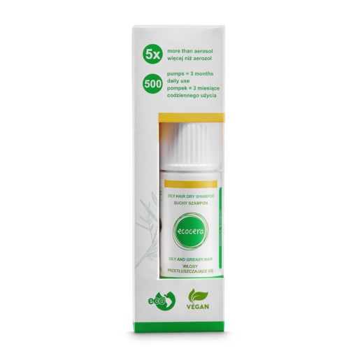 ECOCERA Suchy szampon do włosów przetłuszczających się 15g