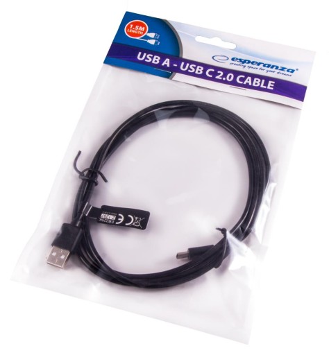 USB - USB тип C Кабель Esperanza 1,5 м