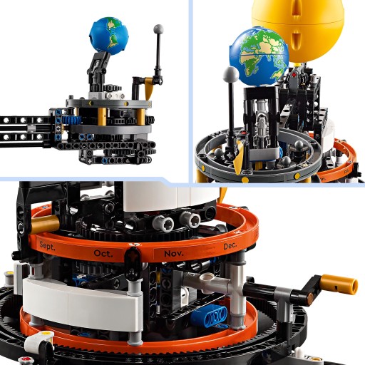 LEGO Technic Планета Земля и Луна на орбите