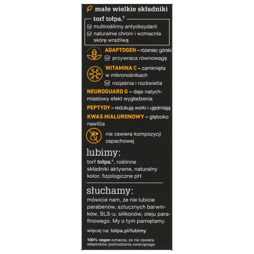 Tołpa Holistic крем для глаз, уменьшающий темные круги