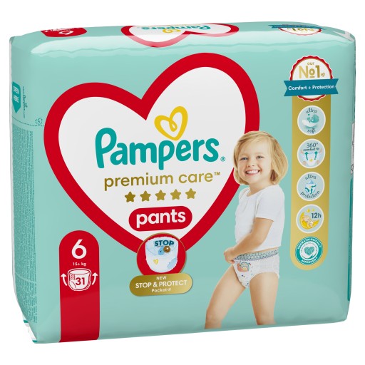 Подгузники Pampers Premium Care Размер 6 Набор из 2 х 31 шт.