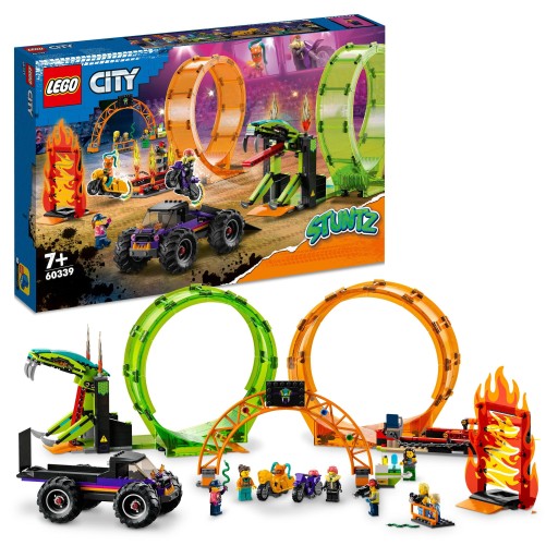 Арена для трюков LEGO City с двумя петлями (60339)
