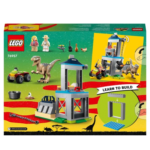 LEGO JURASSIC WORLD 76957 Побег велоцираптора