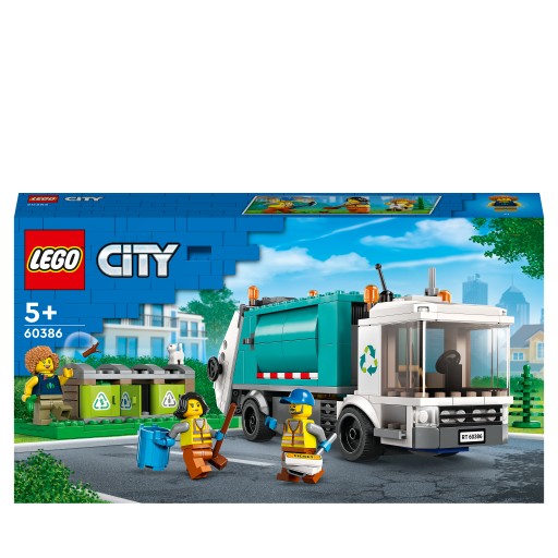 LEGO CITY 60386 Грузовик для переработки мусора — мусоровоз